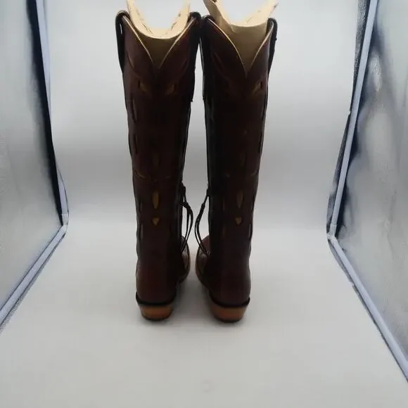 NEW Ariat Women’s 5.5 Saylor Stretchfit Boots Tall Chic Brown Leather - Picture 8 of 15